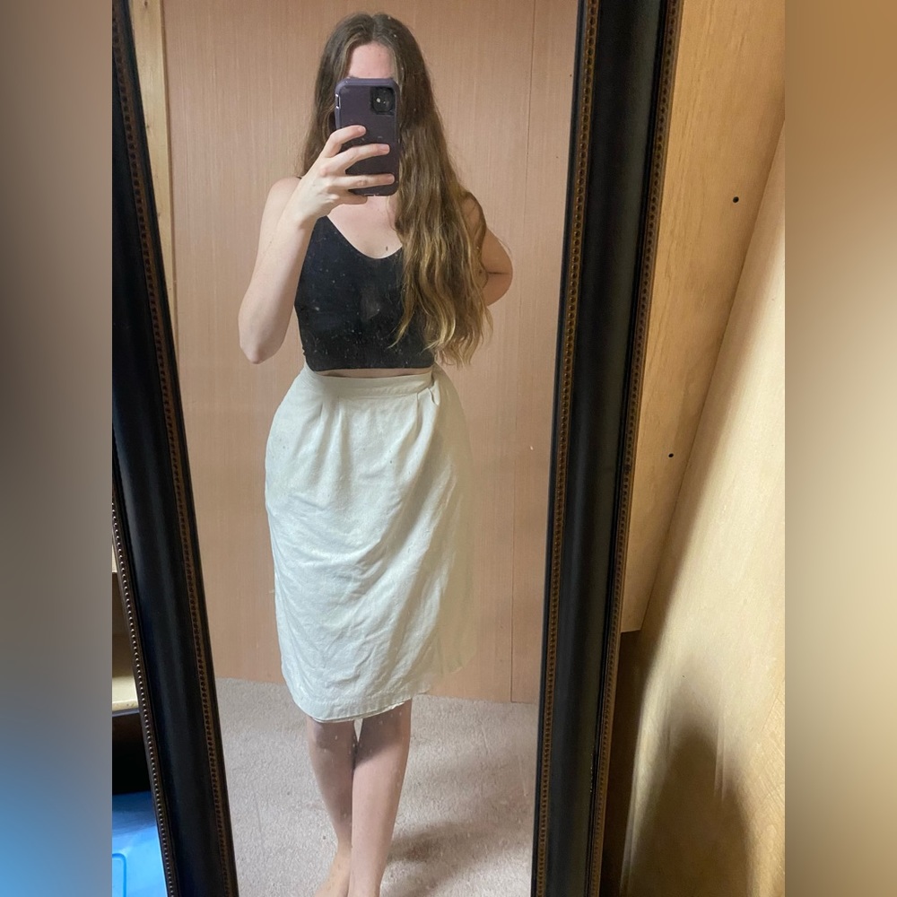 Vintage Silk Skirt